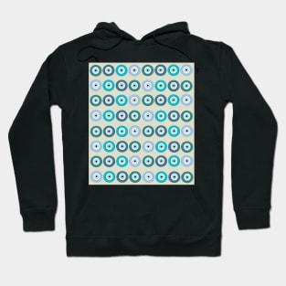 Modern Green Evil Eye Hoodie